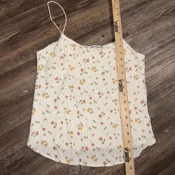 Reformation Small Floral Boho Hippie Colorful Fall Layering Blouse - Picture 7 of 8